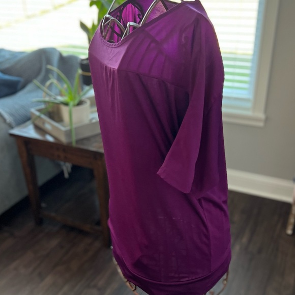 The Limited Purple Women’s Lightweight Top Blouse Women’s Size Large - Picture 3 of 10